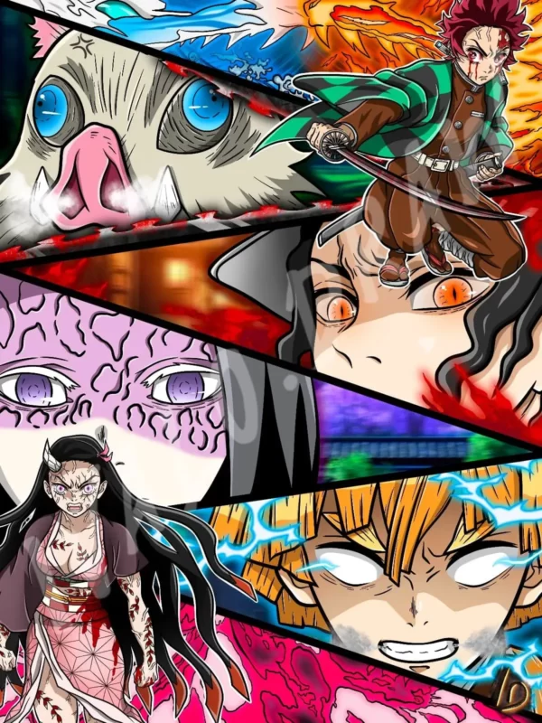 collage kimetsu